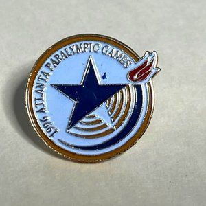 VTG Paralympic 1996 Games Atlanta Georgia Olympics Sports Athlete Lapel Pin